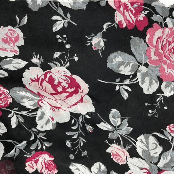 New TORRID Chiffon Floral Pullover Lined Dress Torrid Sz 0 / US Sz L [See Note] - Picture 10 of 11